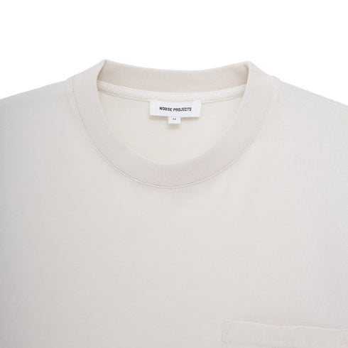Norse Projects Johannes Organic Pocket T-Shirt Lucid White N01-0553 Degli Uberti